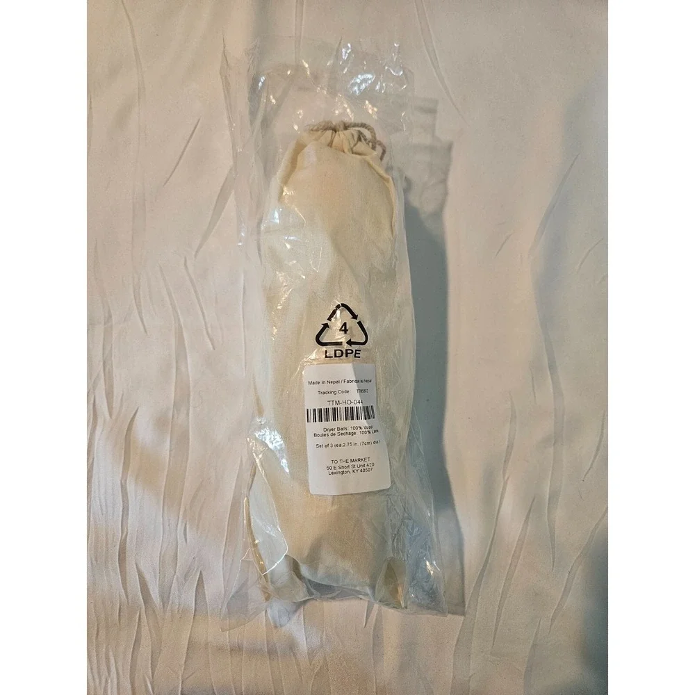 To The Market NEW Wool Dryer‎ Balls 100% Organic 3 Pack
